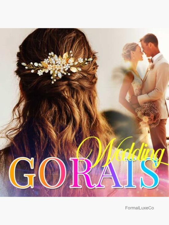 Pearl Crystal Leaf Bridal Hair Comb Wedding Hair Piece Side Comb Hair Accessory main image 6